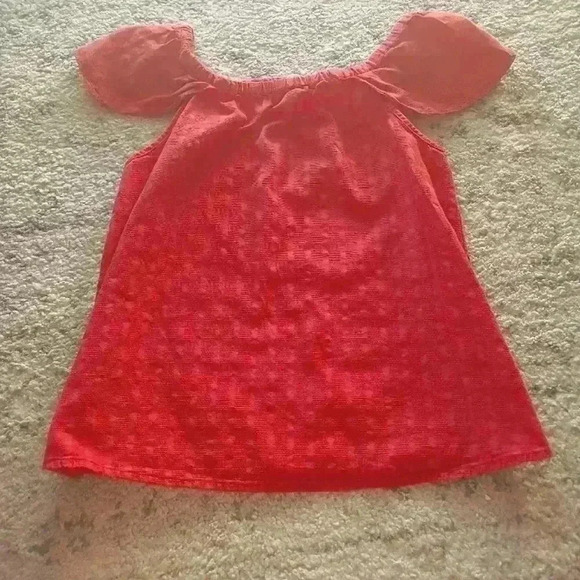 J. Crew Womens Orange XS Off the Shoulder Top - Picture 3 of 11